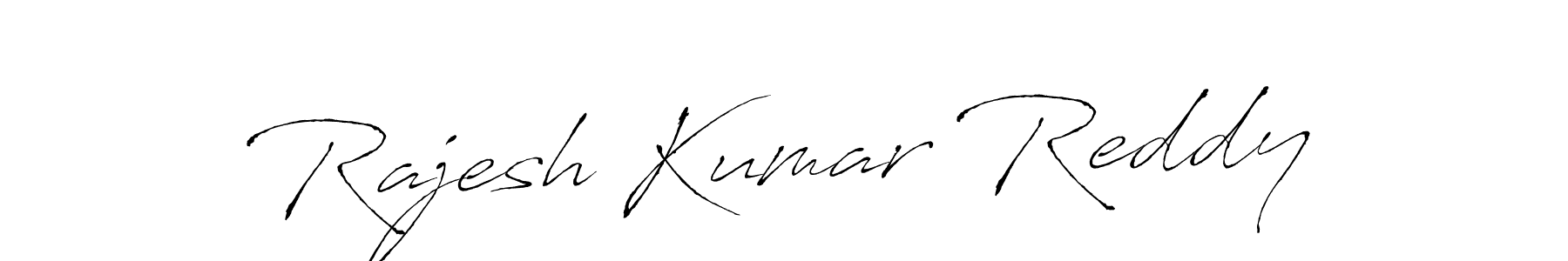 How to make Rajesh Kumar Reddy signature? Antro_Vectra is a professional autograph style. Create handwritten signature for Rajesh Kumar Reddy name. Rajesh Kumar Reddy signature style 6 images and pictures png