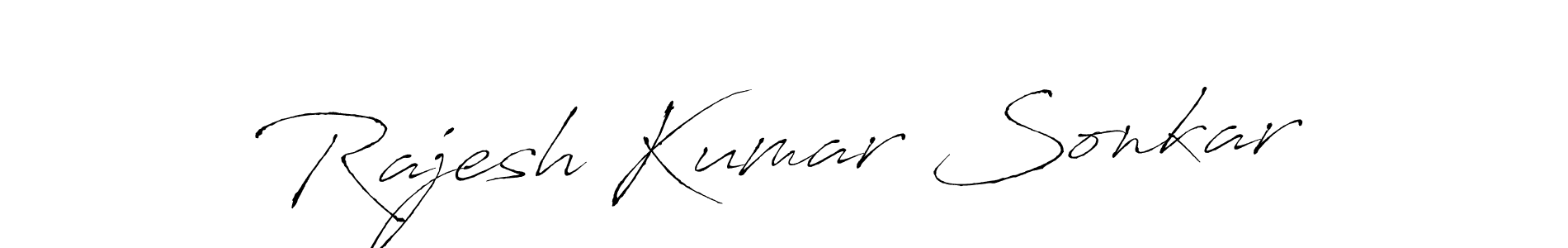 It looks lik you need a new signature style for name Rajesh Kumar Sonkar. Design unique handwritten (Antro_Vectra) signature with our free signature maker in just a few clicks. Rajesh Kumar Sonkar signature style 6 images and pictures png