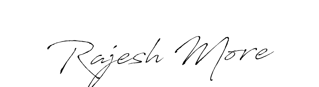 Create a beautiful signature design for name Rajesh More. With this signature (Antro_Vectra) fonts, you can make a handwritten signature for free. Rajesh More signature style 6 images and pictures png
