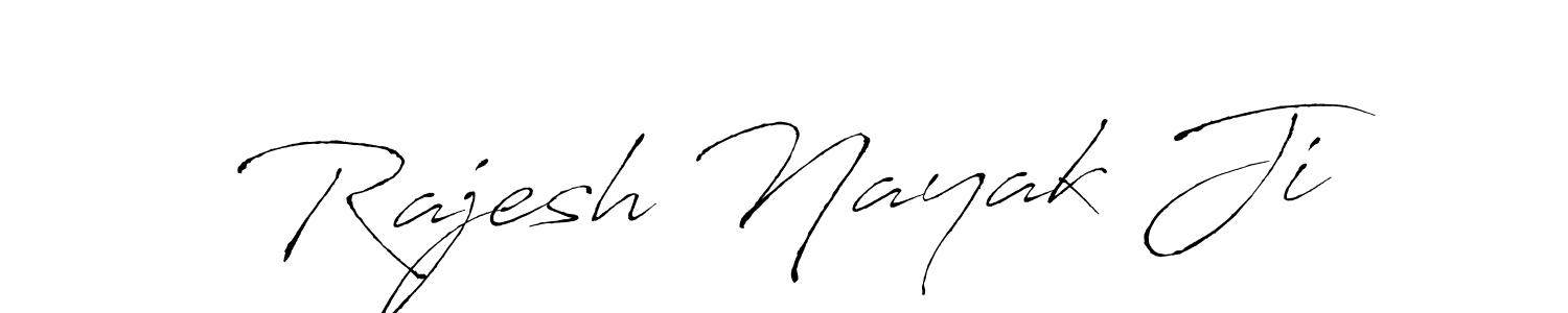 Also we have Rajesh Nayak Ji name is the best signature style. Create professional handwritten signature collection using Antro_Vectra autograph style. Rajesh Nayak Ji signature style 6 images and pictures png