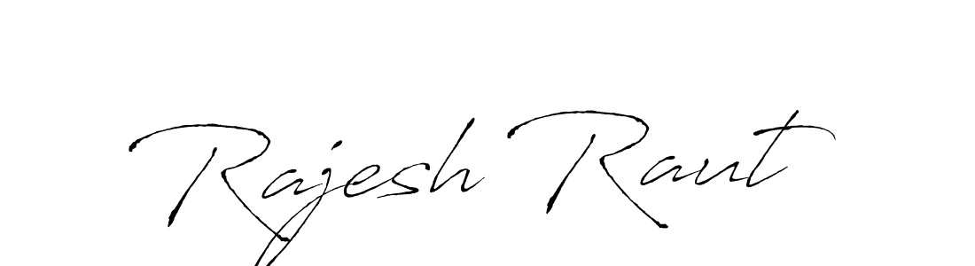 Make a beautiful signature design for name Rajesh Raut. With this signature (Antro_Vectra) style, you can create a handwritten signature for free. Rajesh Raut signature style 6 images and pictures png