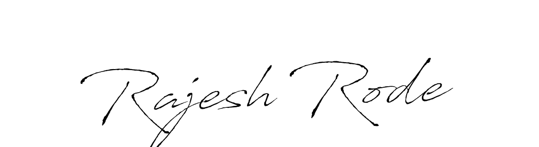 Make a beautiful signature design for name Rajesh Rode. With this signature (Antro_Vectra) style, you can create a handwritten signature for free. Rajesh Rode signature style 6 images and pictures png