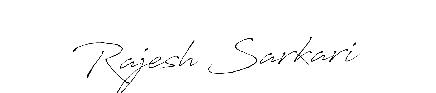 Also we have Rajesh Sarkari name is the best signature style. Create professional handwritten signature collection using Antro_Vectra autograph style. Rajesh Sarkari signature style 6 images and pictures png