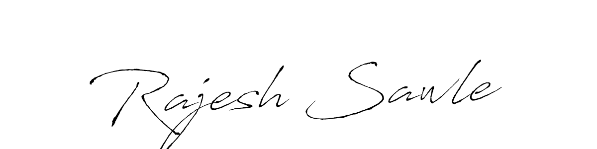 Design your own signature with our free online signature maker. With this signature software, you can create a handwritten (Antro_Vectra) signature for name Rajesh Sawle. Rajesh Sawle signature style 6 images and pictures png