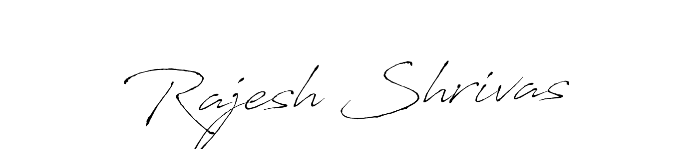 Create a beautiful signature design for name Rajesh Shrivas. With this signature (Antro_Vectra) fonts, you can make a handwritten signature for free. Rajesh Shrivas signature style 6 images and pictures png