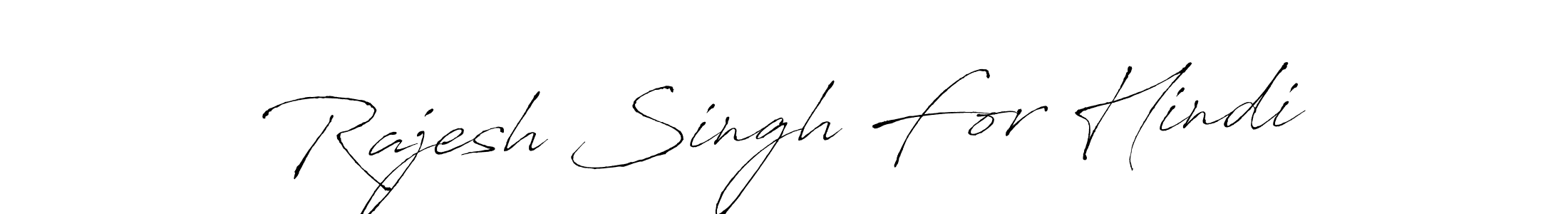 Rajesh Singh For Hindi stylish signature style. Best Handwritten Sign (Antro_Vectra) for my name. Handwritten Signature Collection Ideas for my name Rajesh Singh For Hindi. Rajesh Singh For Hindi signature style 6 images and pictures png