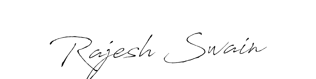 Create a beautiful signature design for name Rajesh Swain. With this signature (Antro_Vectra) fonts, you can make a handwritten signature for free. Rajesh Swain signature style 6 images and pictures png