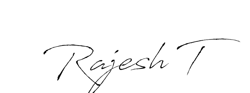 Also we have Rajesh T name is the best signature style. Create professional handwritten signature collection using Antro_Vectra autograph style. Rajesh T signature style 6 images and pictures png