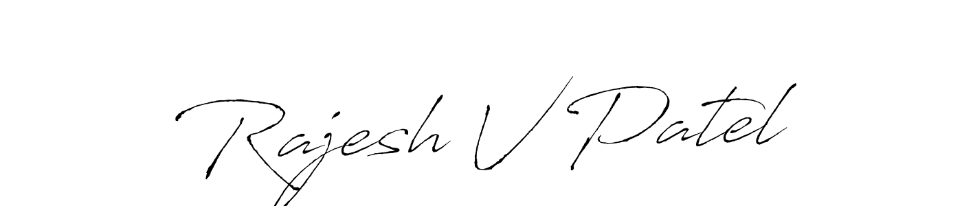 Also You can easily find your signature by using the search form. We will create Rajesh V Patel name handwritten signature images for you free of cost using Antro_Vectra sign style. Rajesh V Patel signature style 6 images and pictures png