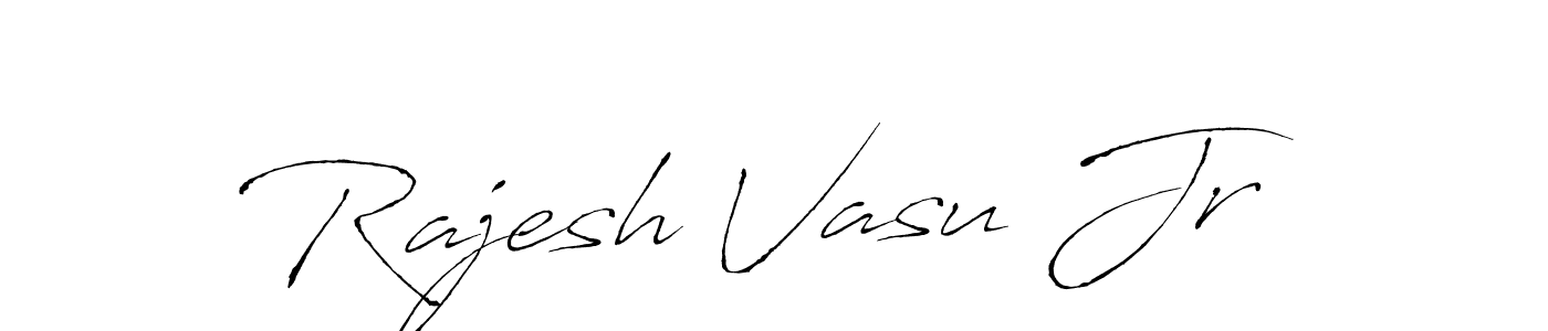 You should practise on your own different ways (Antro_Vectra) to write your name (Rajesh Vasu Jr) in signature. don't let someone else do it for you. Rajesh Vasu Jr signature style 6 images and pictures png