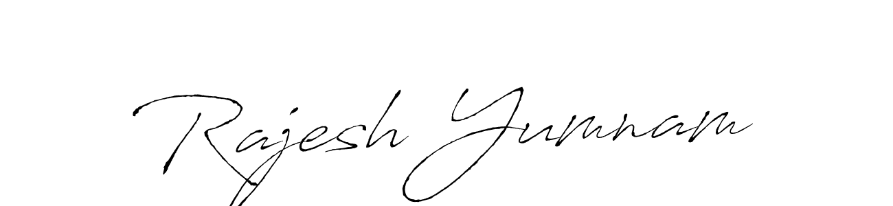 Use a signature maker to create a handwritten signature online. With this signature software, you can design (Antro_Vectra) your own signature for name Rajesh Yumnam. Rajesh Yumnam signature style 6 images and pictures png