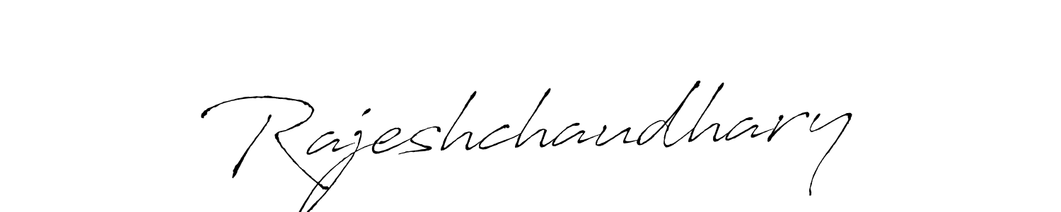 Make a beautiful signature design for name Rajeshchaudhary. With this signature (Antro_Vectra) style, you can create a handwritten signature for free. Rajeshchaudhary signature style 6 images and pictures png
