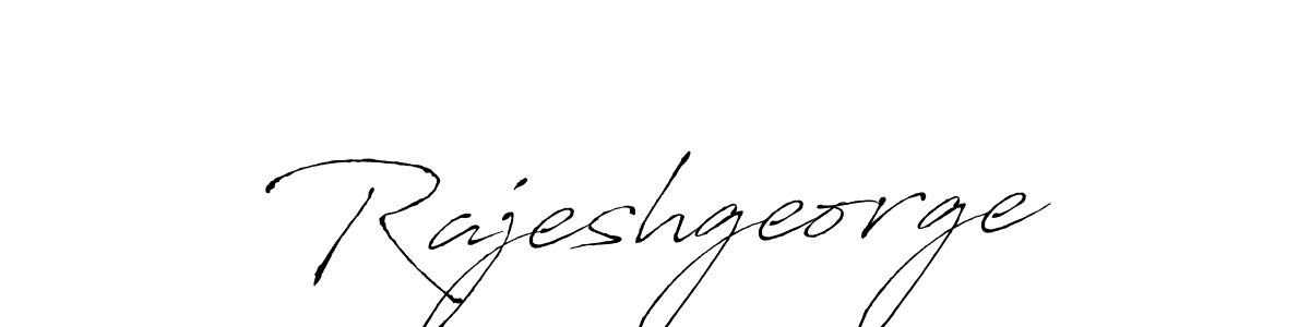 Use a signature maker to create a handwritten signature online. With this signature software, you can design (Antro_Vectra) your own signature for name Rajeshgeorge. Rajeshgeorge signature style 6 images and pictures png