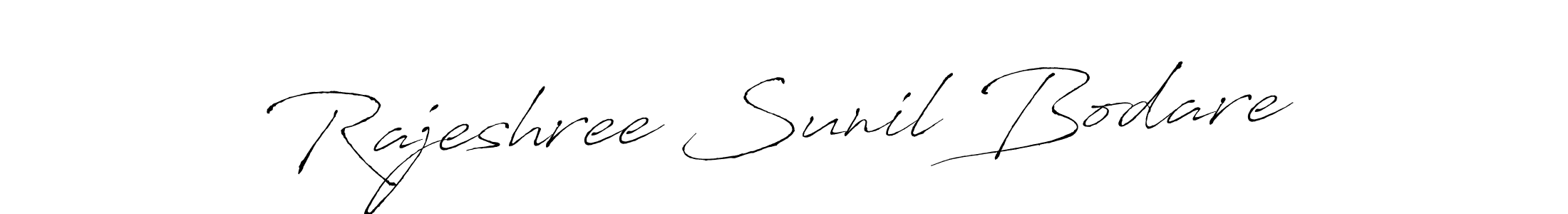 Use a signature maker to create a handwritten signature online. With this signature software, you can design (Antro_Vectra) your own signature for name Rajeshree Sunil Bodare. Rajeshree Sunil Bodare signature style 6 images and pictures png