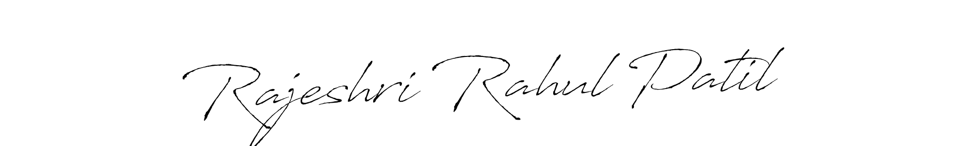 It looks lik you need a new signature style for name Rajeshri Rahul Patil. Design unique handwritten (Antro_Vectra) signature with our free signature maker in just a few clicks. Rajeshri Rahul Patil signature style 6 images and pictures png