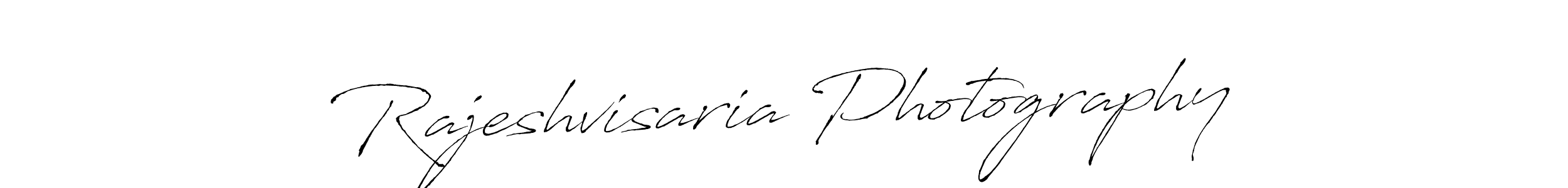 Rajeshvisaria Photography stylish signature style. Best Handwritten Sign (Antro_Vectra) for my name. Handwritten Signature Collection Ideas for my name Rajeshvisaria Photography. Rajeshvisaria Photography signature style 6 images and pictures png