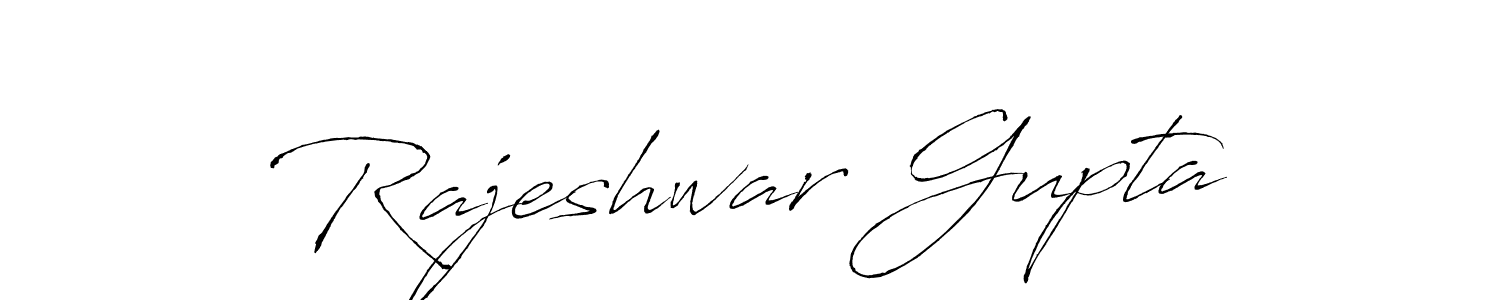 Antro_Vectra is a professional signature style that is perfect for those who want to add a touch of class to their signature. It is also a great choice for those who want to make their signature more unique. Get Rajeshwar Gupta name to fancy signature for free. Rajeshwar Gupta signature style 6 images and pictures png