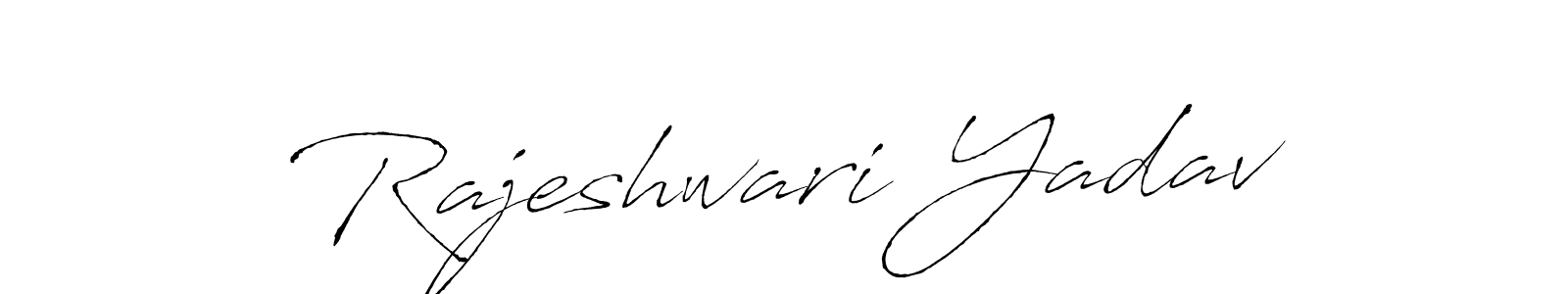 How to make Rajeshwari Yadav signature? Antro_Vectra is a professional autograph style. Create handwritten signature for Rajeshwari Yadav name. Rajeshwari Yadav signature style 6 images and pictures png