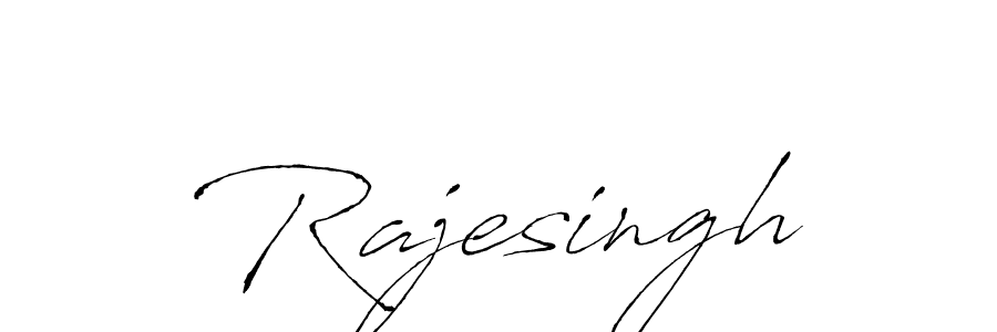 Rajesingh stylish signature style. Best Handwritten Sign (Antro_Vectra) for my name. Handwritten Signature Collection Ideas for my name Rajesingh. Rajesingh signature style 6 images and pictures png
