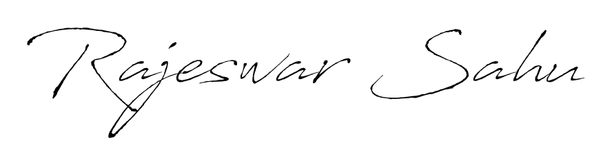 Similarly Antro_Vectra is the best handwritten signature design. Signature creator online. You can use it as an online autograph creator for name Rajeswar Sahu. Rajeswar Sahu signature style 6 images and pictures png