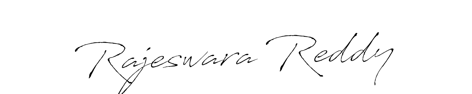 Design your own signature with our free online signature maker. With this signature software, you can create a handwritten (Antro_Vectra) signature for name Rajeswara Reddy. Rajeswara Reddy signature style 6 images and pictures png