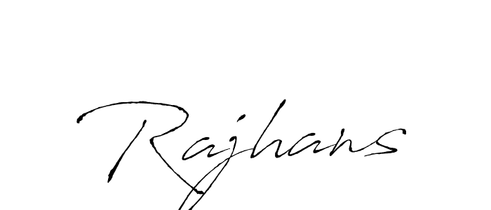 The best way (Antro_Vectra) to make a short signature is to pick only two or three words in your name. The name Rajhans include a total of six letters. For converting this name. Rajhans signature style 6 images and pictures png