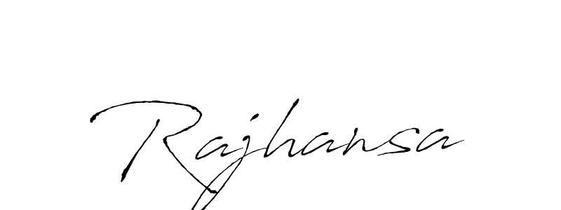 Antro_Vectra is a professional signature style that is perfect for those who want to add a touch of class to their signature. It is also a great choice for those who want to make their signature more unique. Get Rajhansa name to fancy signature for free. Rajhansa signature style 6 images and pictures png