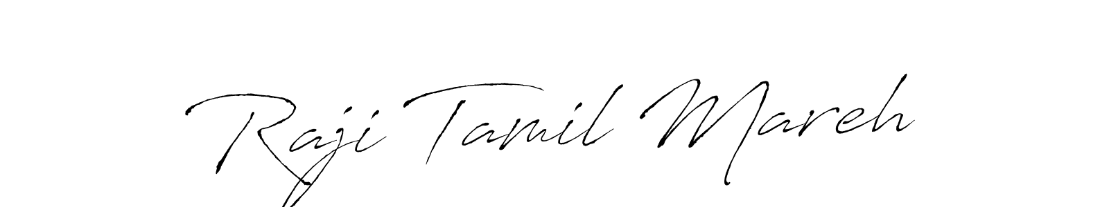 Antro_Vectra is a professional signature style that is perfect for those who want to add a touch of class to their signature. It is also a great choice for those who want to make their signature more unique. Get Raji Tamil Mareh name to fancy signature for free. Raji Tamil Mareh signature style 6 images and pictures png