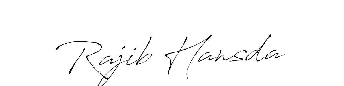 Make a beautiful signature design for name Rajib Hansda. With this signature (Antro_Vectra) style, you can create a handwritten signature for free. Rajib Hansda signature style 6 images and pictures png