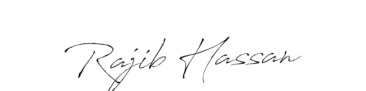 Use a signature maker to create a handwritten signature online. With this signature software, you can design (Antro_Vectra) your own signature for name Rajib Hassan. Rajib Hassan signature style 6 images and pictures png