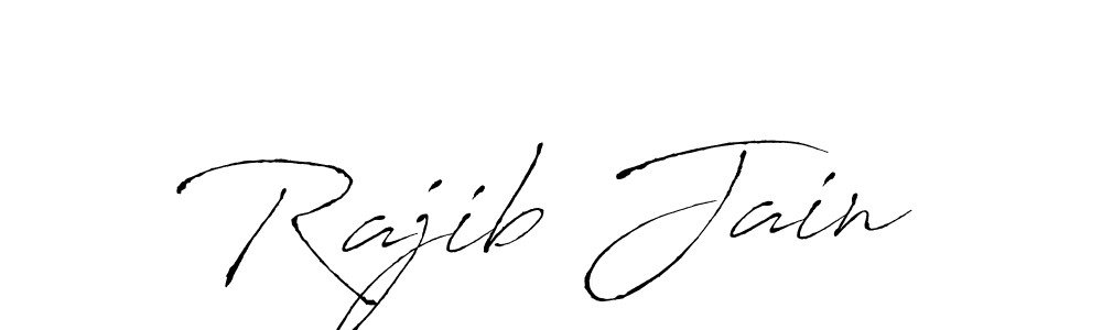 Design your own signature with our free online signature maker. With this signature software, you can create a handwritten (Antro_Vectra) signature for name Rajib Jain. Rajib Jain signature style 6 images and pictures png