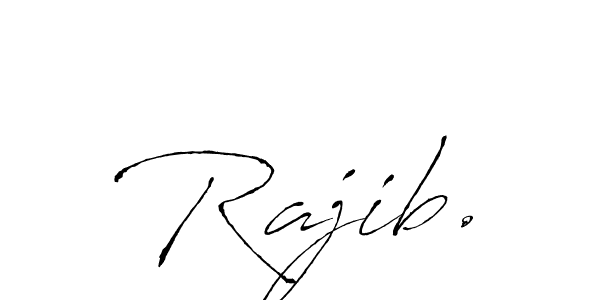 Design your own signature with our free online signature maker. With this signature software, you can create a handwritten (Antro_Vectra) signature for name Rajib.. Rajib. signature style 6 images and pictures png