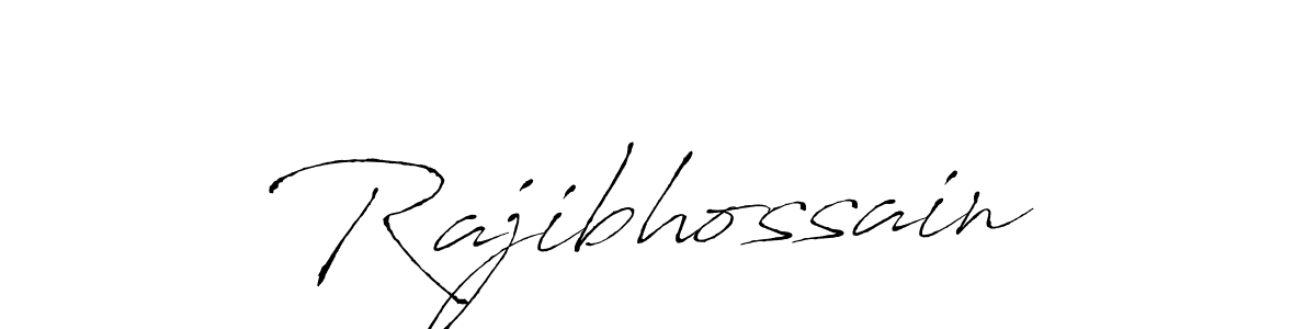 Also we have Rajibhossain name is the best signature style. Create professional handwritten signature collection using Antro_Vectra autograph style. Rajibhossain signature style 6 images and pictures png