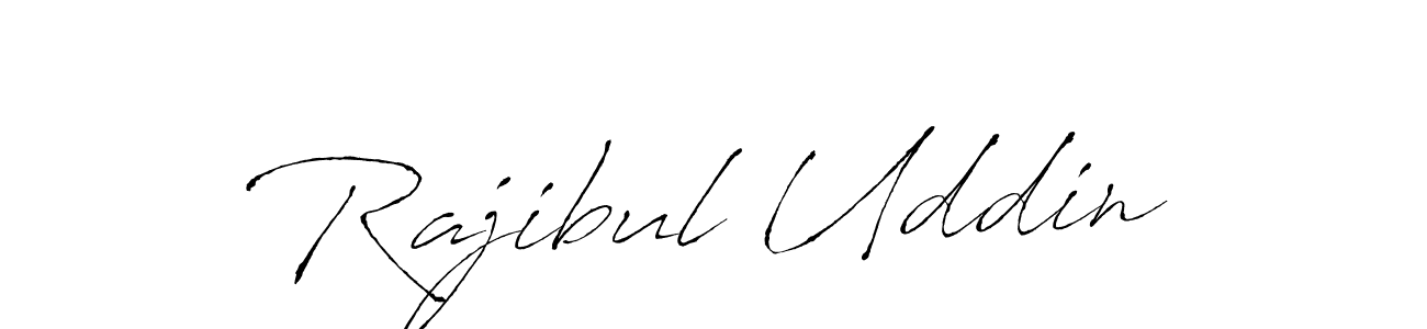 Design your own signature with our free online signature maker. With this signature software, you can create a handwritten (Antro_Vectra) signature for name Rajibul Uddin. Rajibul Uddin signature style 6 images and pictures png