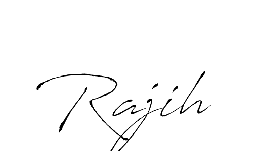 Make a beautiful signature design for name Rajih. With this signature (Antro_Vectra) style, you can create a handwritten signature for free. Rajih signature style 6 images and pictures png