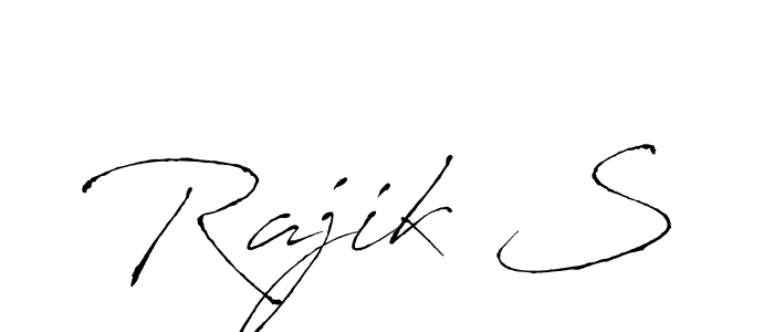 Make a short Rajik S signature style. Manage your documents anywhere anytime using Antro_Vectra. Create and add eSignatures, submit forms, share and send files easily. Rajik S signature style 6 images and pictures png