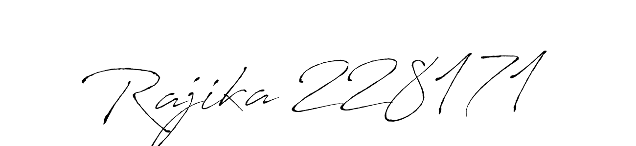Also we have Rajika 228171 name is the best signature style. Create professional handwritten signature collection using Antro_Vectra autograph style. Rajika 228171 signature style 6 images and pictures png