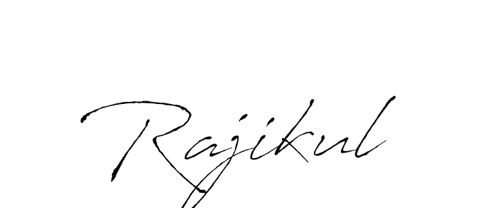 Rajikul stylish signature style. Best Handwritten Sign (Antro_Vectra) for my name. Handwritten Signature Collection Ideas for my name Rajikul. Rajikul signature style 6 images and pictures png