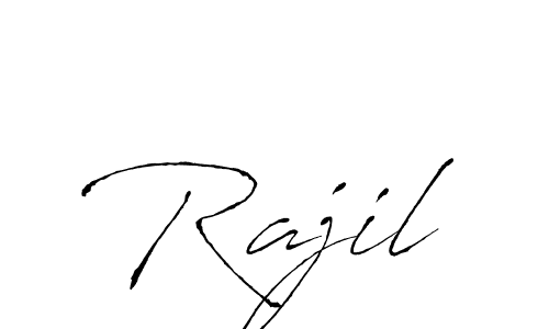 Also we have Rajil name is the best signature style. Create professional handwritten signature collection using Antro_Vectra autograph style. Rajil signature style 6 images and pictures png