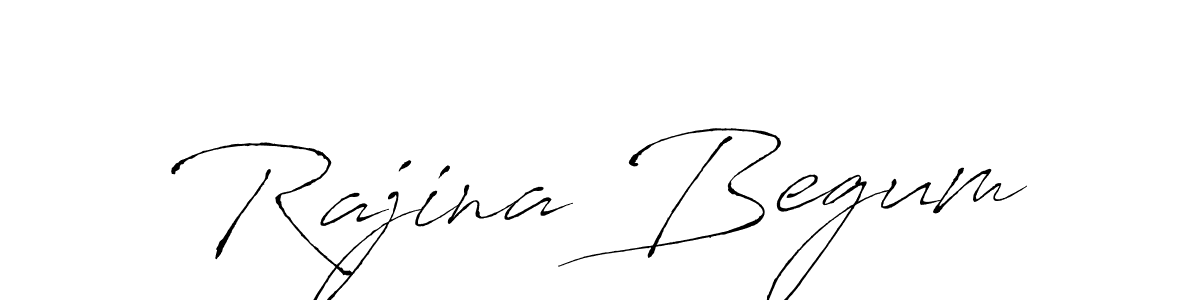 How to make Rajina Begum signature? Antro_Vectra is a professional autograph style. Create handwritten signature for Rajina Begum name. Rajina Begum signature style 6 images and pictures png