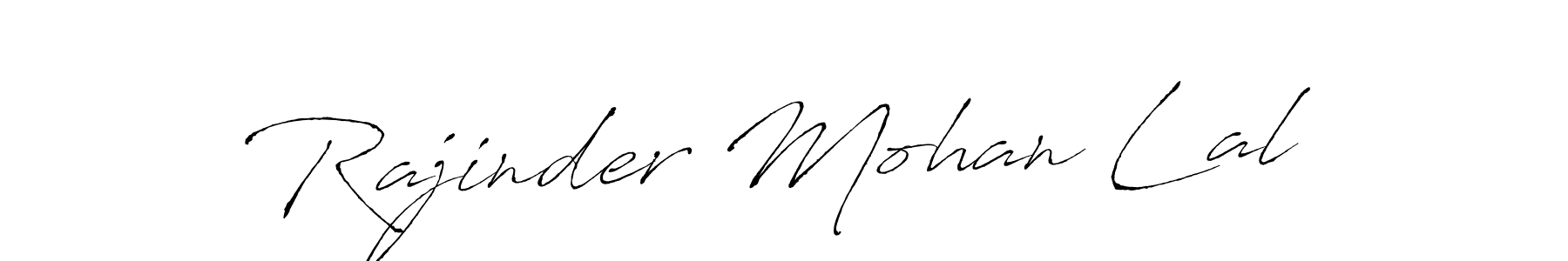 Make a short Rajinder Mohan Lal signature style. Manage your documents anywhere anytime using Antro_Vectra. Create and add eSignatures, submit forms, share and send files easily. Rajinder Mohan Lal signature style 6 images and pictures png