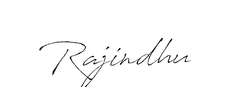 Rajindhu stylish signature style. Best Handwritten Sign (Antro_Vectra) for my name. Handwritten Signature Collection Ideas for my name Rajindhu. Rajindhu signature style 6 images and pictures png