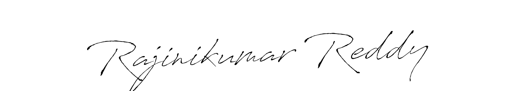 Make a beautiful signature design for name Rajinikumar Reddy. With this signature (Antro_Vectra) style, you can create a handwritten signature for free. Rajinikumar Reddy signature style 6 images and pictures png