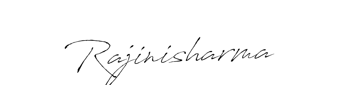 How to make Rajinisharma signature? Antro_Vectra is a professional autograph style. Create handwritten signature for Rajinisharma name. Rajinisharma signature style 6 images and pictures png