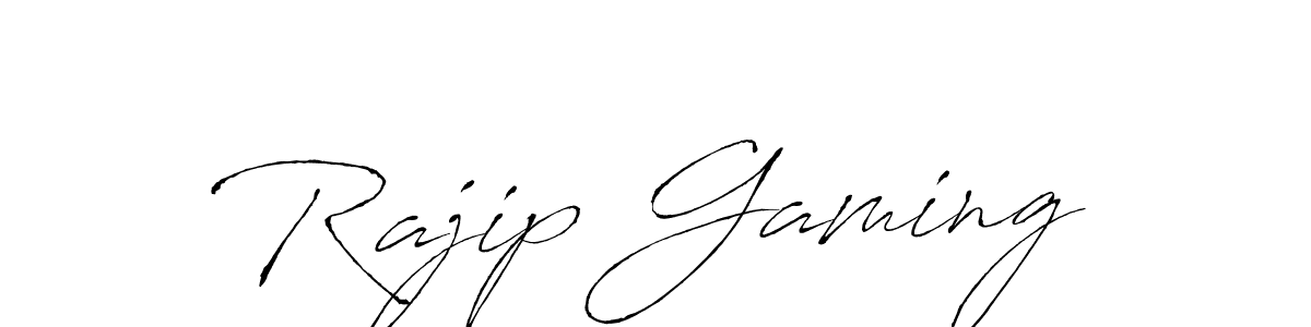 Make a beautiful signature design for name Rajip Gaming. With this signature (Antro_Vectra) style, you can create a handwritten signature for free. Rajip Gaming signature style 6 images and pictures png