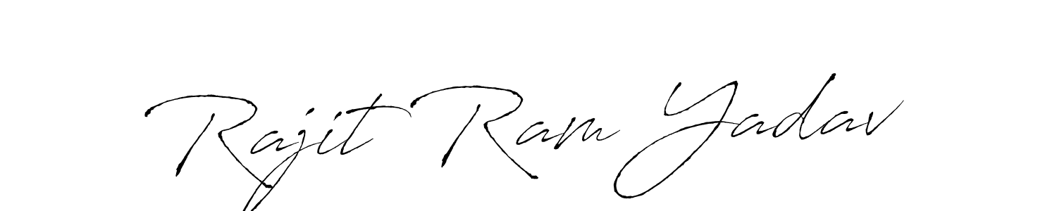 You should practise on your own different ways (Antro_Vectra) to write your name (Rajit Ram Yadav) in signature. don't let someone else do it for you. Rajit Ram Yadav signature style 6 images and pictures png