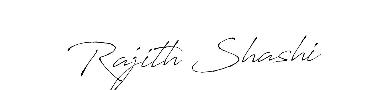 Create a beautiful signature design for name Rajith Shashi. With this signature (Antro_Vectra) fonts, you can make a handwritten signature for free. Rajith Shashi signature style 6 images and pictures png