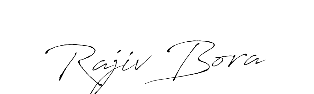 Design your own signature with our free online signature maker. With this signature software, you can create a handwritten (Antro_Vectra) signature for name Rajiv Bora. Rajiv Bora signature style 6 images and pictures png