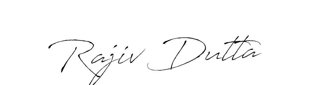 Design your own signature with our free online signature maker. With this signature software, you can create a handwritten (Antro_Vectra) signature for name Rajiv Dutta. Rajiv Dutta signature style 6 images and pictures png