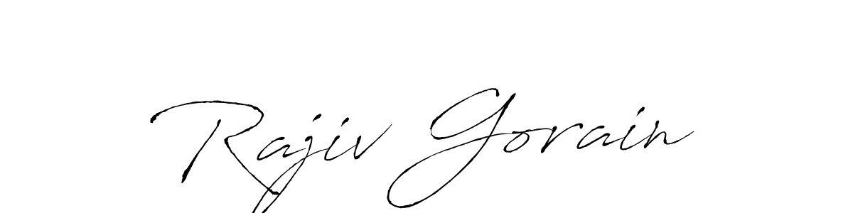 Design your own signature with our free online signature maker. With this signature software, you can create a handwritten (Antro_Vectra) signature for name Rajiv Gorain. Rajiv Gorain signature style 6 images and pictures png